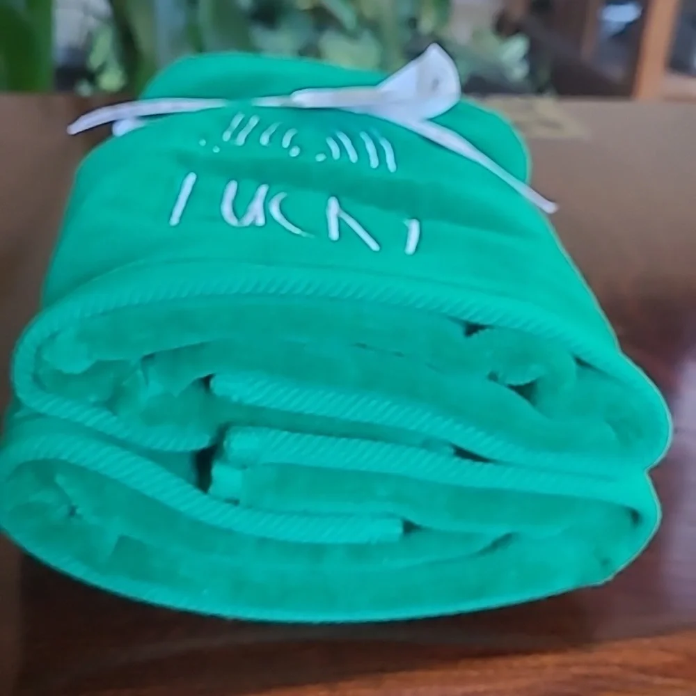 Rae Dunn Lucky Hand Towel Set